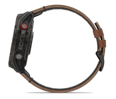 שעון חכם Garmin Fenix 8 Pro AMOLED Sapphire Carbon Grey DLC Titanium 51mm