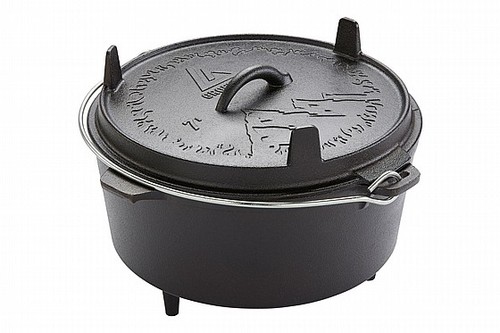 סיר ברזל יצוק לבישול בשטח - GROENBERG ASKJA POT 7L
