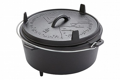סיר ברזל יצוק לבישול בשטח -GROENBERG ASKJA POT 10L