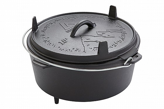 סיר ברזל יצוק לבישול בשטח -GROENBERG ASKJA POT 10L
