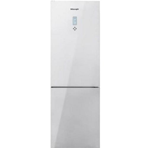 מקרר מקפיא תחתון - 327 ליטר DeLonghi DLRGW383LEU זכוכית לבנה
