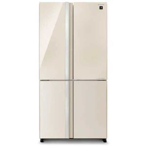 מקרר 4 דלתות זכוכית SHARP דגם SJ-8942-BG שארפ בז