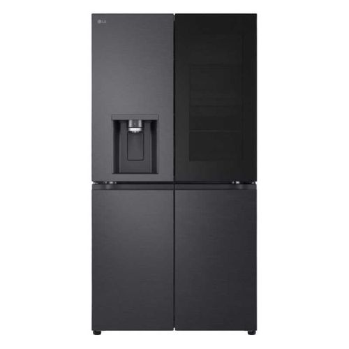 מקרר 4 דלתות נירוסטה מושחרת LG דגם GR-730BINS