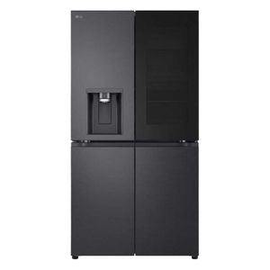 מקרר 4 דלתות נירוסטה מושחרת LG דגם GR-730BINS
