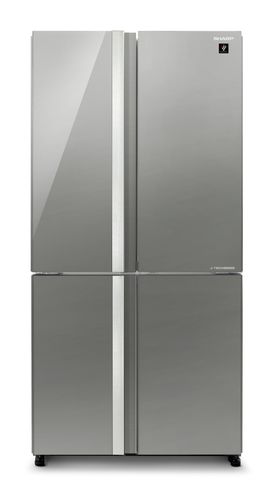 מקרר 4 דלתות Sharp דגם SJ-8942-BS שארפ זכוכית אפורה