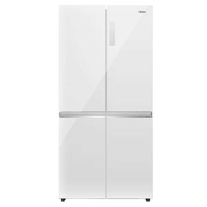 מקרר 4 דלתות Haier דגם HRF5800FW האייר זכוכית לבנה