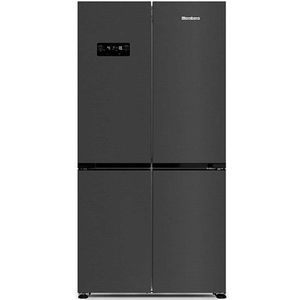 מקרר 4 דלתות Blomberg דגם KQD1638XBR בלומברג נירוסטה מושחרת