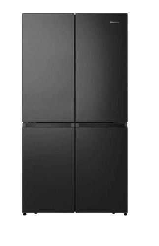 מקרר 4 דלתות מקפיא תחתון 609 ליטר Hisense RQ72-B עם מנגנון שבת מהדרין - גימור נירוסטה שחורה שנה אחריות ע