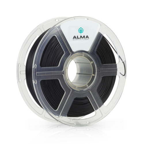 פילמנט איכותי מסוג PETG PRO מבית ALMA צבע שחור