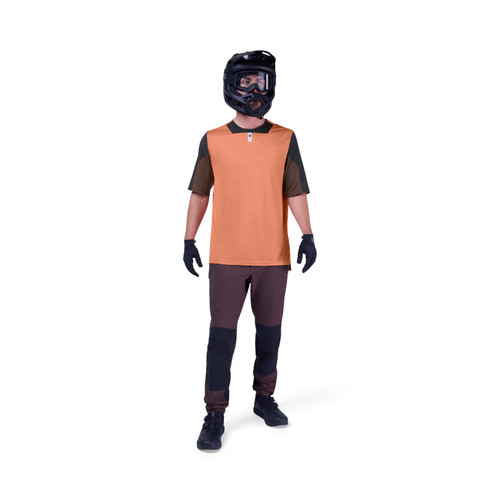 חולצת רכיבה קצרה פוקס כתום - FOX RACING DEFEND SS JERSEY V26