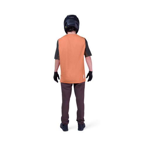חולצת רכיבה קצרה פוקס כתום - FOX RACING DEFEND SS JERSEY V26