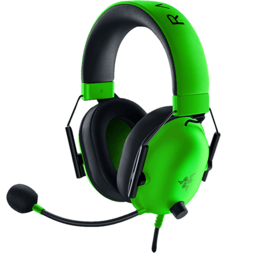 שריון באילת - אוזניות גיימינג Razer BlackShark V2 X 3.5mm - צבע ירוק שנתיים אחריות ע