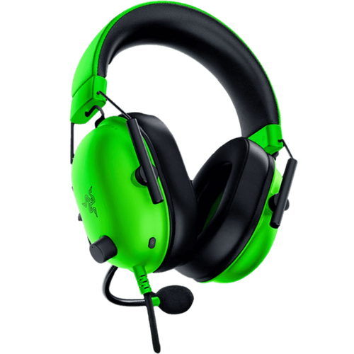 שריון באילת - אוזניות גיימינג Razer BlackShark V2 X 3.5mm - צבע ירוק שנתיים אחריות ע