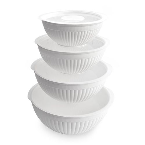 סט 4 קערות ערבוב והמסה למיקרוגל + מכסים Nordic ware 