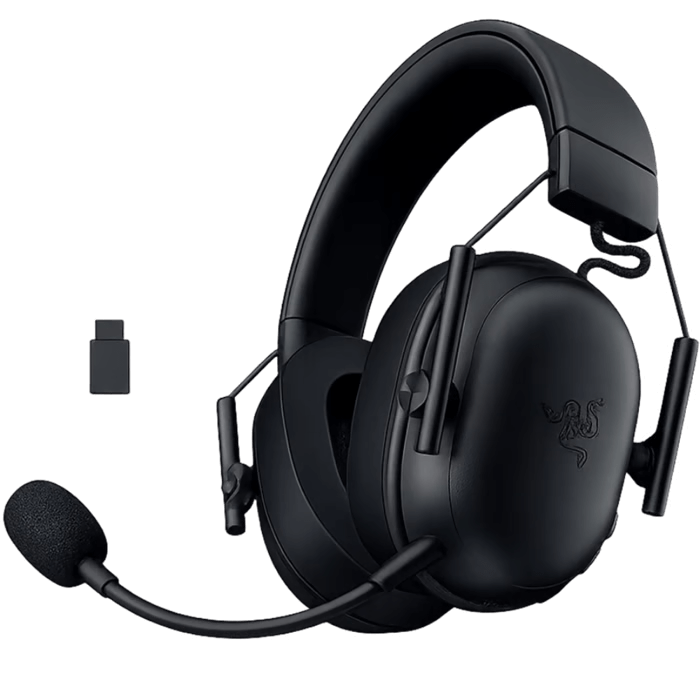 שריון באילת - אוזניות גיימינג אלחוטיות Razer BlackShark V3 X HyperSpeed - צבע שחור שנתיים אחריות ע"י יבואן הרשמי