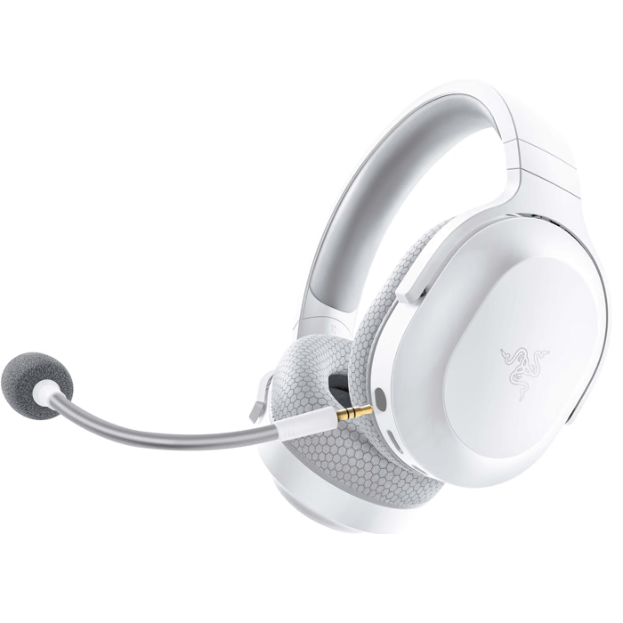שריון באילת - אוזניות גיימינג אלחוטיות Razer Barracuda X - צבע לבן שנתיים אחריות ע"י היבואן הרשמי