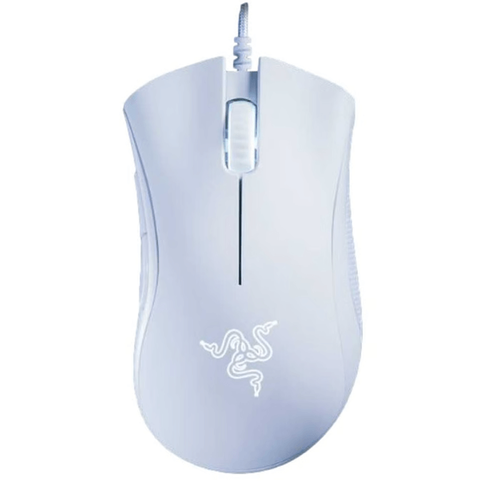 שריון באילת - עכבר גיימינג חוטי Razer Deathadder Essential - צבע לבן שנתיים אחריות ע