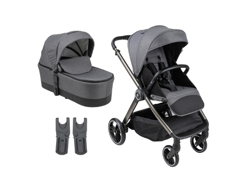 עגלה משולבת Spirit אפור לתינוק BabySafe
