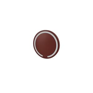 מנורת קיר LUMIO 6W IP54 RAL3032 גוף בצבע חום אור חם Nisko