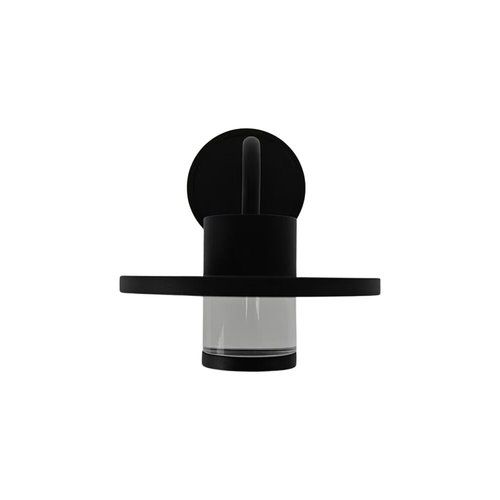 מנורת קיר GENIE 7W IP54 גוף שחור אור חם Nisko 
