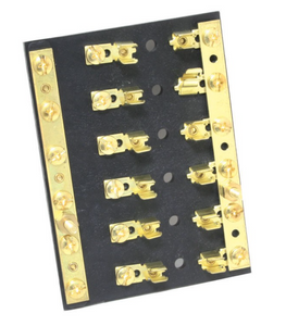 בלוק פיוזים וטרמינלים 12V 20A (8.3×12.5 ס"מ) Lalizas