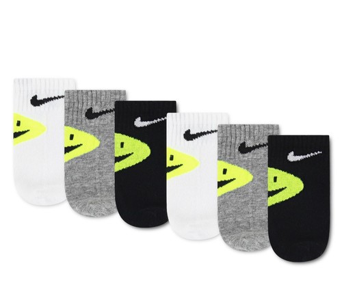שלישיית גרבי נייק Nike Smiley Ankle Socks | תינוקות