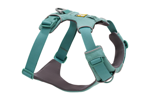 רתמות לכלבים NEW FRONT RANGE HARNESS RUFFWEAR צבע RIVER ROCK GREEN