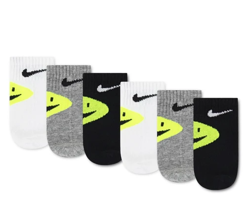 שלישיית גרבי נייק Nike Smiley Ankle Socks | תינוקות