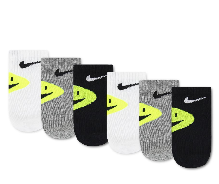 שלישיית גרבי נייק Nike Smiley Ankle Socks | תינוקות