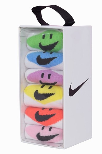 שלישיית גרבי נייק Nike Smiley Ankle Socks | תינוקות