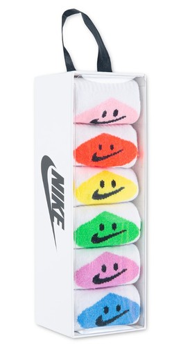 שישיית גרבי נייק Nike Smiley Crew Socks | ילדים