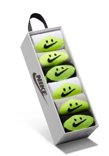 שישיית גרבי נייק Nike Smiley Crew Socks | ילדים