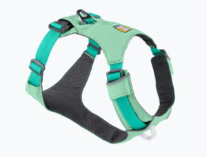 רתמות לכלבים | HI & LIGHT RUFFWEAR צבע SAGE GREEN