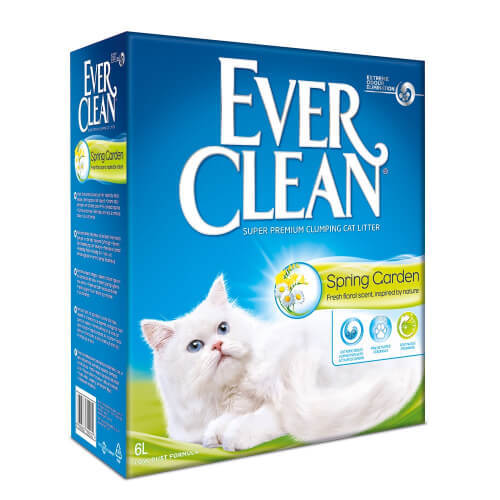 חול אברקלין ניחוח פרחוני (ירוק בהיר) 10 ליטר Everclean Spring Garden (100 מ
