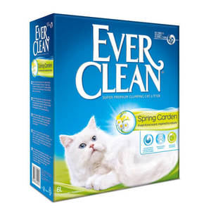 חול אברקלין ניחוח פרחוני (ירוק בהיר) 10 ליטר Everclean Spring Garden (100 מ"ל 1.10 ש"ח)
