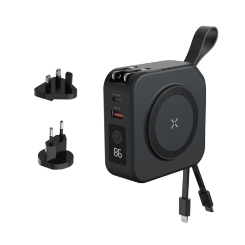מטען אלחוטי מקצועי – שחור - Eco Universal PowerPack