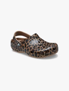 Crocs Classic Animal Clog K -  כפכפי קרוקס קלוג קלאסי לילדים בהדפס מנומר