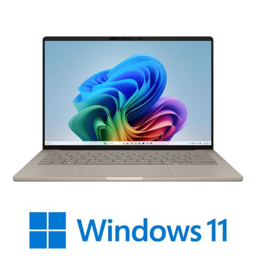 מחשב נייד 14 אינץ ASUS Zenbook A14 UX3407QA-QD288W Zabriskie Beige