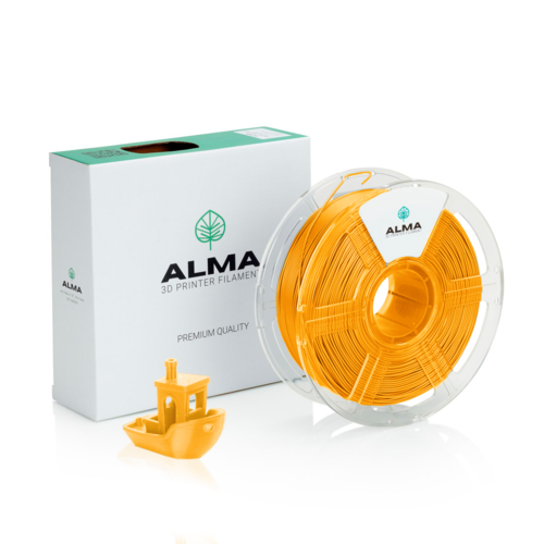 פילמנט איכותי מסוג PETG PRO מבית ALMA צבע כתום