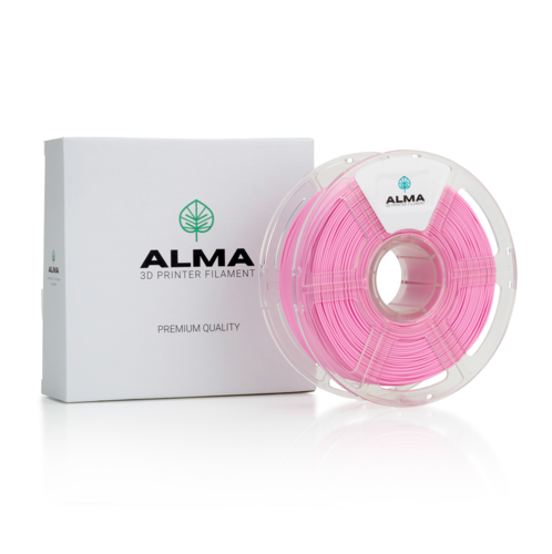 פילמנט איכותי מסוג ALMA PETG-A לא אטום צבע ורוד