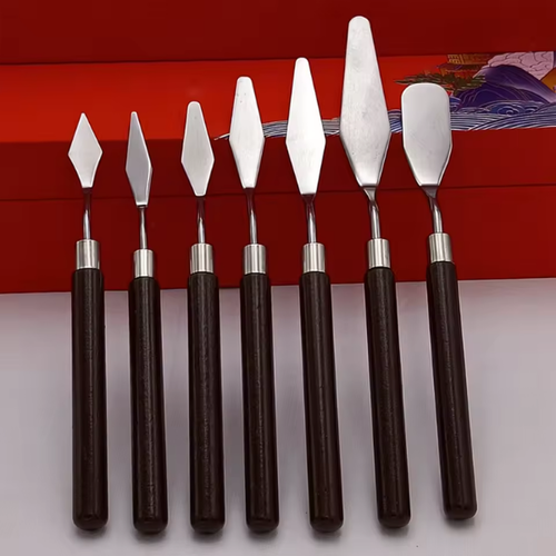 5 פלטות עדינות למריחת צבע וקרמים באזורים עדינים