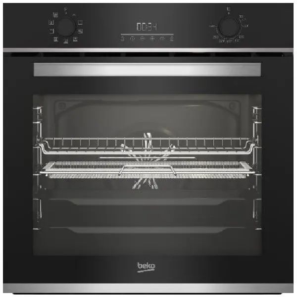 תנור בנוי 72 ליטר עם AirFry דגם Beko BBIM13303X בקו שחור עם נירוסטה