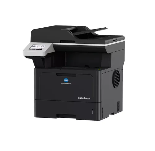 מדפסת לייזר משולבת שחור לבן Konica Minolta bizhub 4221i
