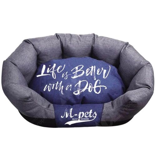 מיטה פרגו גדולה צבע אפור\כחול L