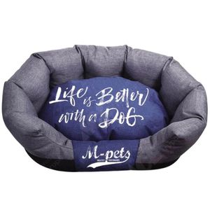 מיטה פרגו גדולה צבע אפור\כחול L