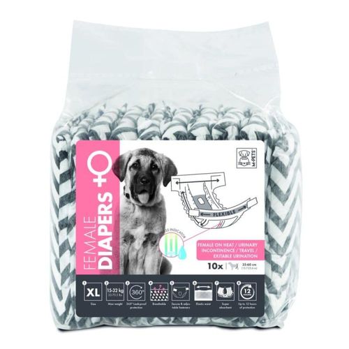 חיתול לתקופת יחום לנקבות 10יח XL