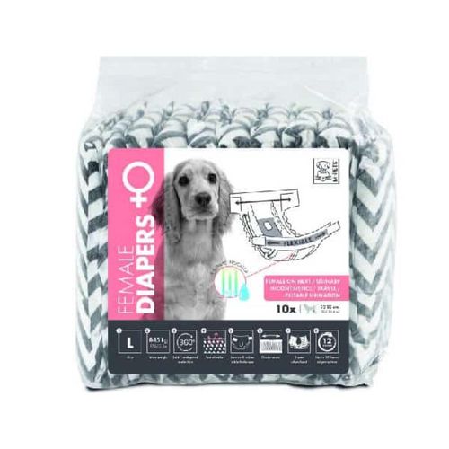 חיתול לתקופת יחום לנקבות 10יח L