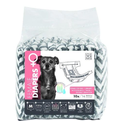 חיתול לתקופת יחום לנקבות 10יח M