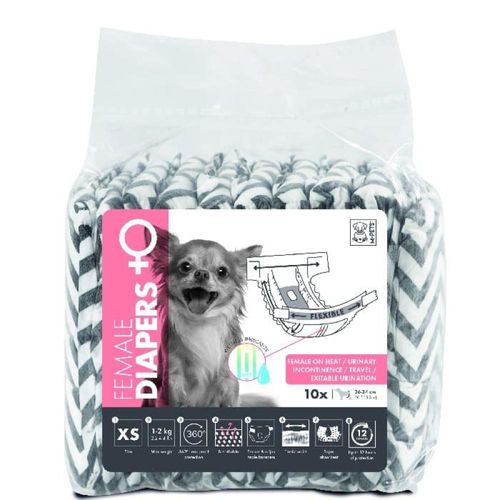 חיתול לתקופת יחום לנקבות 10יח XS