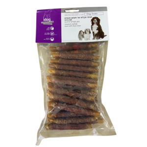 איידוג שקית סיגרים לכלב 17 סמ עם ברווז 1קג